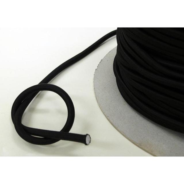 ゴムロープ 黒 6mm×100m 三友産業 (HR-1494)_2