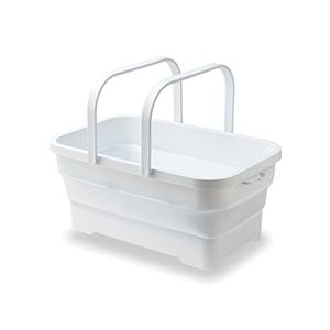 【セット販売】 ISETO ソフトバスケット ホワイト (×6セット) 伊勢藤