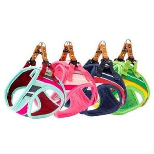 【セット販売】 LEADOG パステルボーダー ソフトハーネス SS ピンク (×3セット) リードッグ