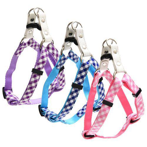 【セット販売】 LEADOG NEWギンガムチェック カンタン ハーネス M ピンク (×3セット) リードッグ