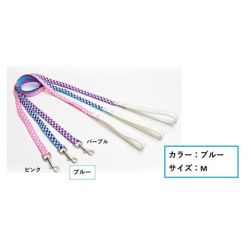 【セット販売】 LEADOG NEWギンガムチェックリード M ブルー (×3セット) リードッグ