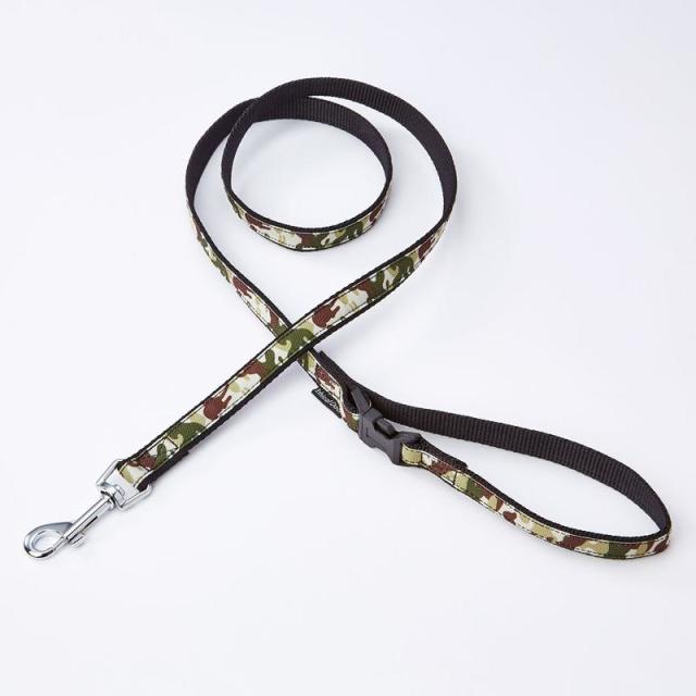 【セット販売】 ペティオ(Petio) 犬用引き紐 EthicalDoor 迷彩リード M ブラック (×6セット) ペティオ
