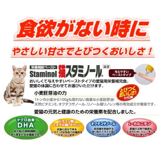 【ケース販売】 スタミノール 猫スタミノール食欲50g (×10セット) アース・ペット_3