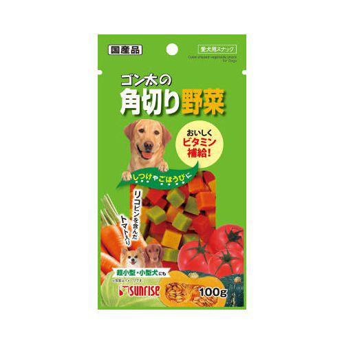 【ケース販売】 ゴン太 角切り 野菜 100g 犬 ビタミン補給 (×60セット) マルカン(サンライズ)