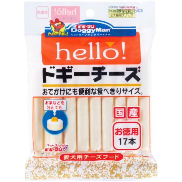 【ケース販売】 ドギーマン(Doggy Man) ドギーチーズお徳用 17本 (×36セット) ドギーマンハヤシ