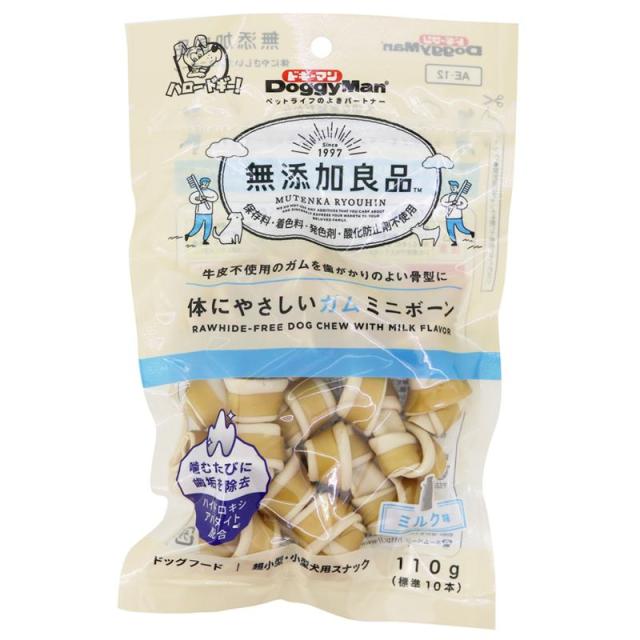 【ケース販売】 ドギーマン(Doggy Man) 無添加良品 やさしいガムミニボーン 110g (×48セット) ドギーマンハヤシ 10,539円