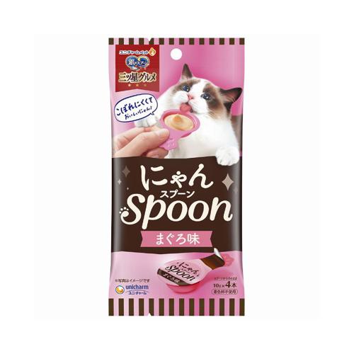 【ケース販売】 銀のスプーン 三ツ星グルメ にゃんスプーン まぐろ 40g (10g×4個) (×48セット) ユニ・チャームの通販は 7,268円