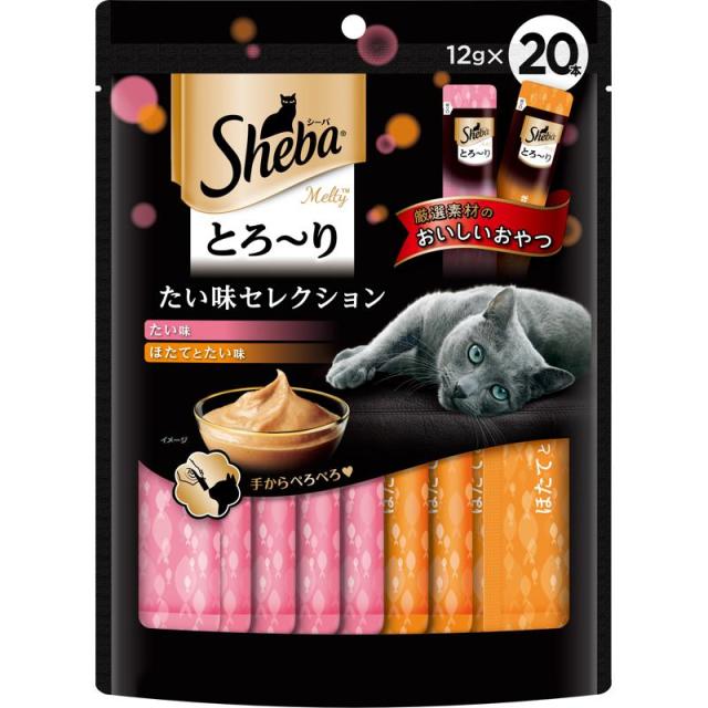【ケース販売】 シーバメルティ とろーり メルティ たい味 12g×20本 (×20セット) マースジャパンリミテッド
