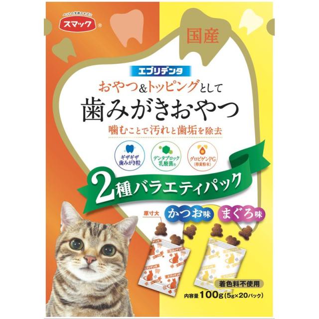 【ケース販売】 スマック エブリデンタ猫用 かつおまぐろ 100g (×20セット)