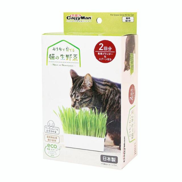 【ケース販売】 ドギーマン(Doggy Man) キャティーマン おうちで育てる猫の生野菜 2回分 (×36セット) ドギーマンハヤシの通販は