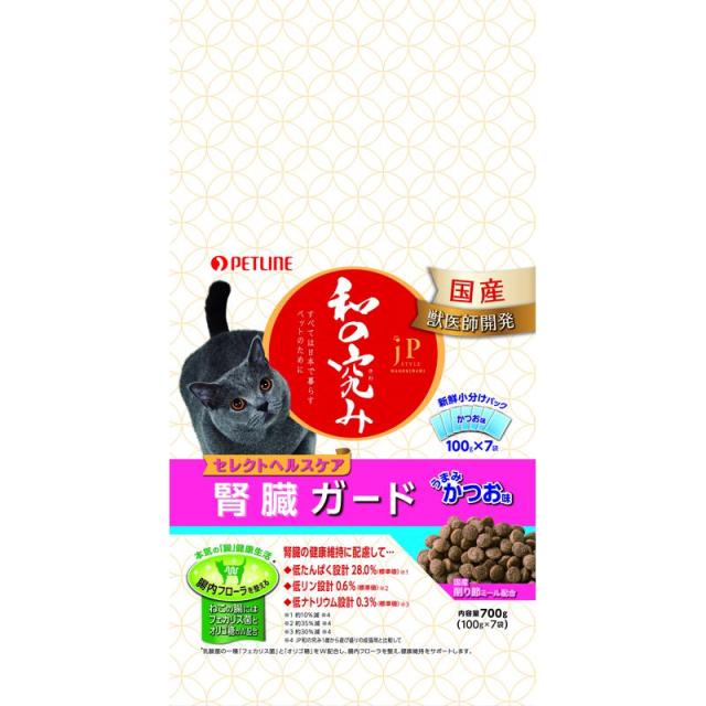 【ケース販売】 JPスタイル 猫用腎臓ガード かつお 700g (×12セット) ペットライン