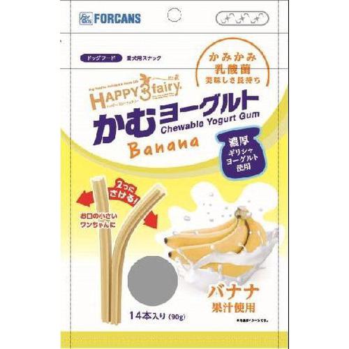【ケース販売】 ハッピースリーフェアリー かむヨーグルト バナナ (×24セット) フォーキャンス