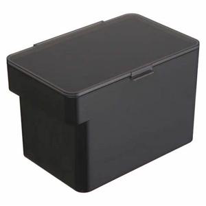 【ケース販売】 密閉ペットフードストッカー タワー ブラック 3.5kg (×8セット) 山崎実業