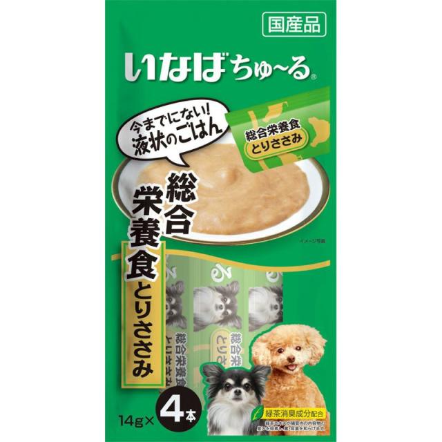 【ケース販売】 いなばペット いなば ちゅ?る 総合栄養食 とりささみ D-105 (×48セット)