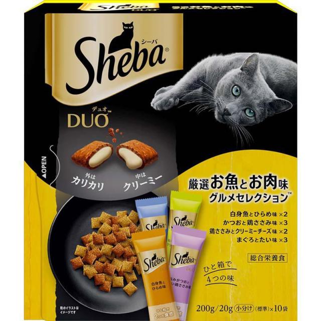 【ケース販売】 マース MARS シーバデュオ厳選魚と肉味グルメS 猫 ドライ 1?6歳まで 成 200g (×12セット)