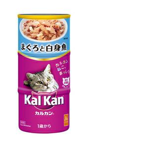 【ケース販売】 マースジャパン カルカンハンディ缶 1歳から まぐろと白身魚 160gx3P (×18セット)