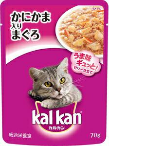 【ケース販売】 マースジャパン カルカンパウチ 1歳から かにかま入りまぐろ 70g (×160セット) の通販は 13,821円