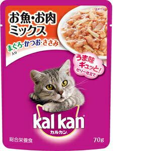 【ケース販売】 マースジャパン カルカンパウチ 1歳から お魚・お肉ミックス まぐろ・かつお・ささみ入り 70g (×160セット) の通販はキャットフード・おやつ・ドリンク・サプリメント
