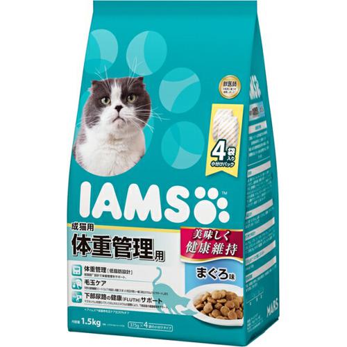【ケース販売】 マースジャパン アイムス 成猫用 体重管理用 まぐろ味 1.5kg (×6セット)