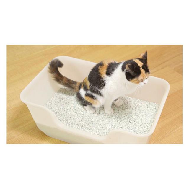 【ケース販売】 ライオン商事 猫 トイレ ニオイをとる砂獣医師開発猫トイレ 1個入×6個セット_1