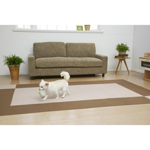 【ケース販売】 サンコー 犬 ペット用撥水タイルマット 同色20枚入 BE(1袋20枚入×12袋セット)