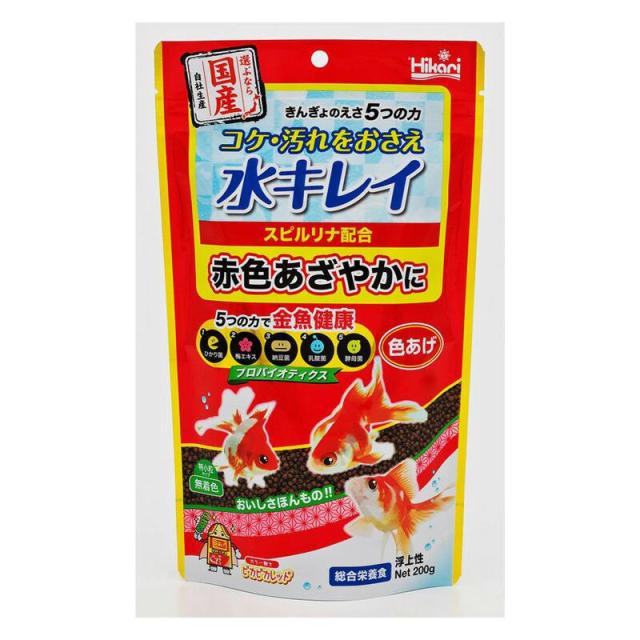 【ケース販売】 キョーリン 観賞魚 金魚用フード きんぎょのえさ5つの力色あげ 200g (×50セット)