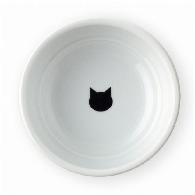 【セット販売】 ハッピーダイニング 猫用 脚なしフードボウル 猫柄 (×10セット) 猫壱_3
