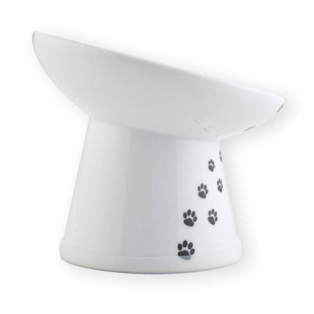 【セット販売】 ハッピーダイニング 犬用 脚付フードボウル 斜めタイプ (×4セット) DC-0715-DG 猫壱_2