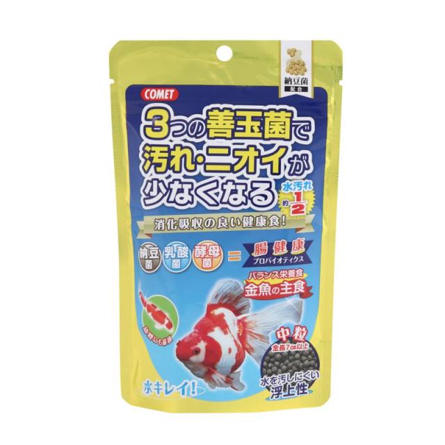 【セット販売】 金魚の主食 納豆菌 中粒 90g (×40セット) COMET イトスイ