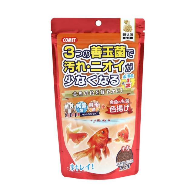【セット販売】 金魚の主食 納豆菌 色揚げ 小粒 200g (×20セット) COMET イトスイ