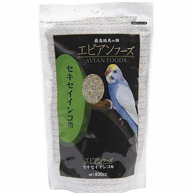 【ケース販売】 エビアンフーズ セキセイインコ 830cc (×24セット) アラタ