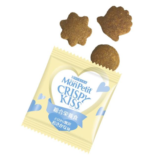 【ケース販売】 ネスレ モンプチ クリスピーキッス 総合栄養食 とびきり贅沢おさかな味 126g (×15セット)_1