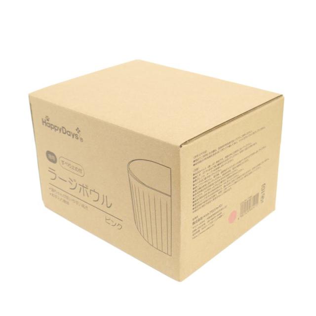【ケース販売】 ペットプロジャパン HappyDays ラージボウル ピンク (×18セット)_7