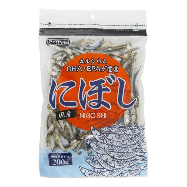 【ケース販売】 ペットプロジャパン ペットプロ 国産にぼし 200g (×24セット) 11,373円