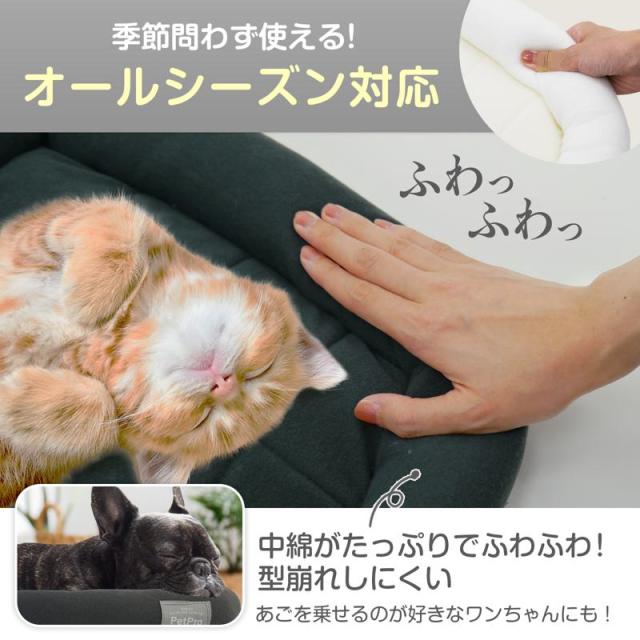 【ケース販売】 ペットプロジャパン ペットプロ シンプルパピーベッド ホワイト (×18セット)_5