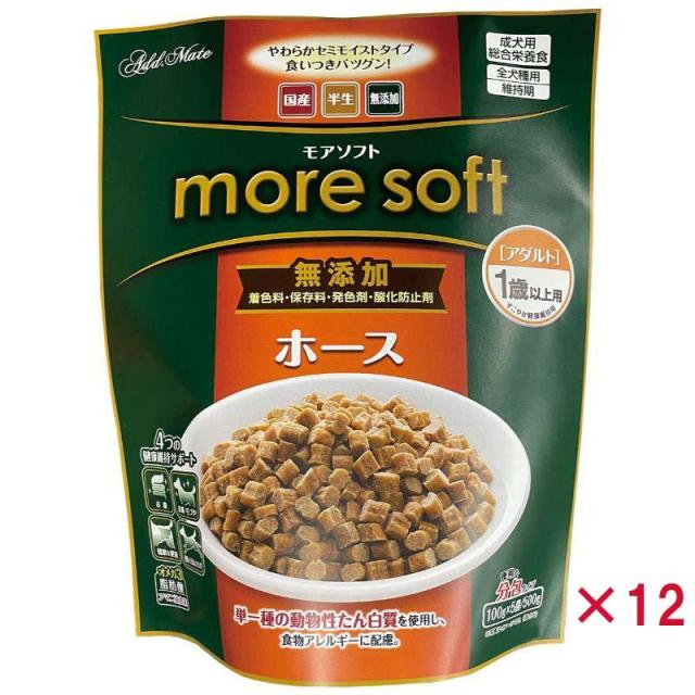 【ケース販売】 ペティオ more soft ホースアダルト 500g (×12セット)