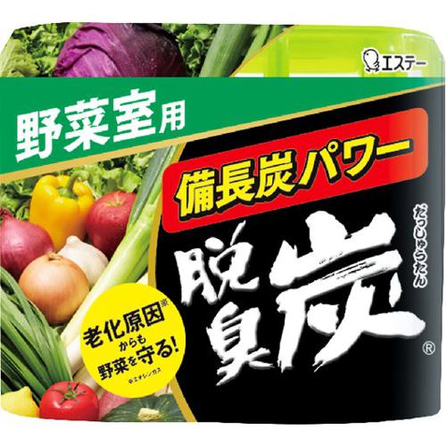 【セット販売】 エステー 脱臭炭 野菜室用 140g(×24セット) 芳香消臭/冷蔵庫用脱臭剤