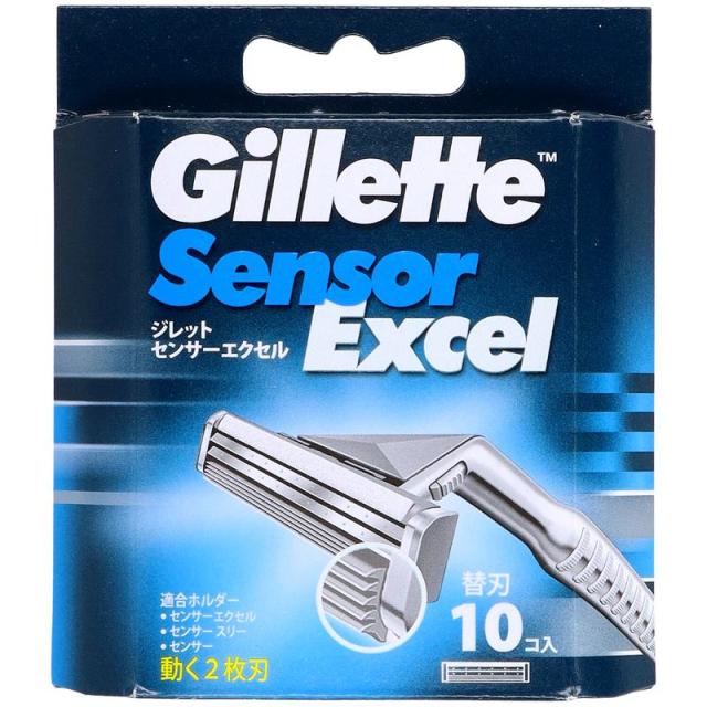 セット販売】 ジレット センサーエクセル 専用替刃 10個入(×6セット