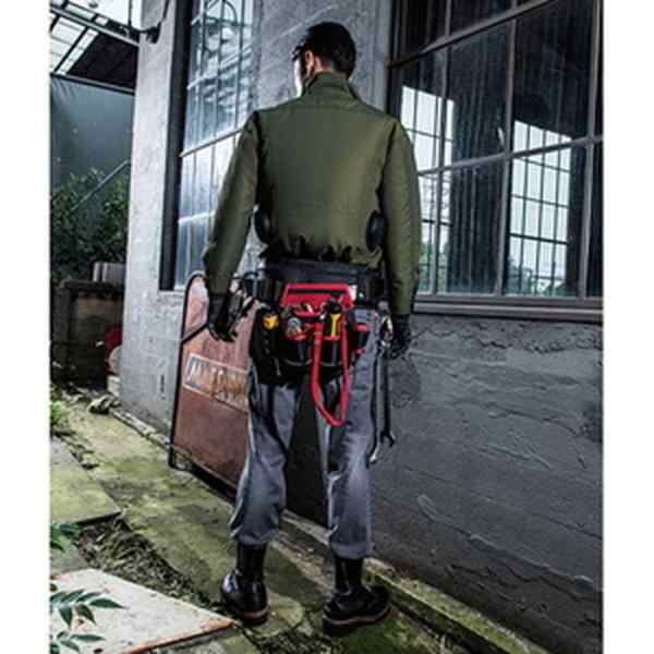 SUN-S 空調風神服セット（ウエア・バッテリー・ファン）カーキLL KU95100の通販は abmoghatari.ir