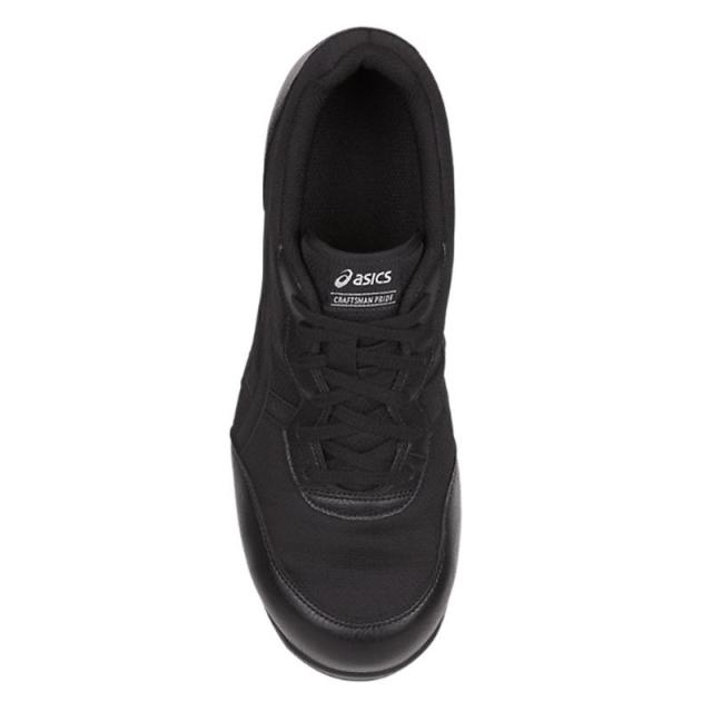 即納在庫品 アシックス ウィンジョブCP201 ブラック×ブラック 23.0cm ワーキングシューズ 安全靴 作業靴 紐タイプ ローカット FCP201.909