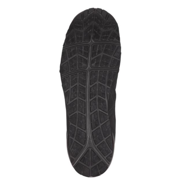 即納在庫品 アシックス ウィンジョブCP201 ブラック×ブラック 23.5cm ワーキングシューズ 安全靴 作業靴 紐タイプ ローカット FCP201.909