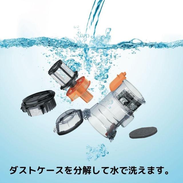 即納在庫品 日立 コードレススティッククリーナー サイクロン式 自走式 軽量 PV-BL1C4 W_6