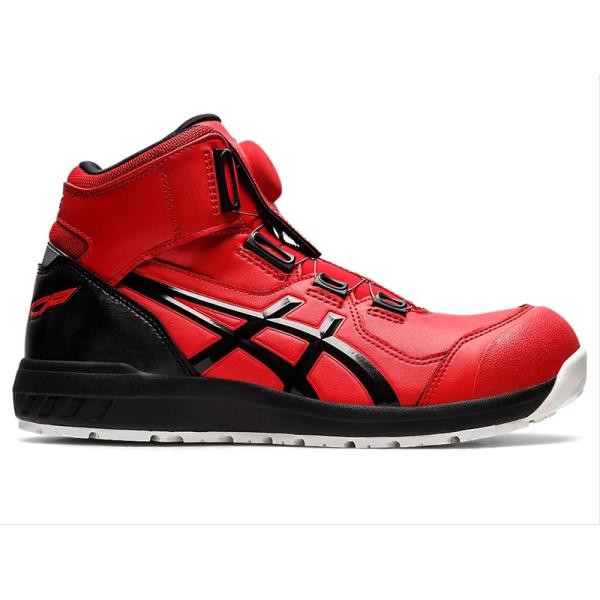 asics（アシックス） アシックス ウィンジョブＣＰ３０４ ＢＯＡ クラシックレッド×ブラック 28.0cm 安全靴 セーフティシューズ 先芯 12の通販は