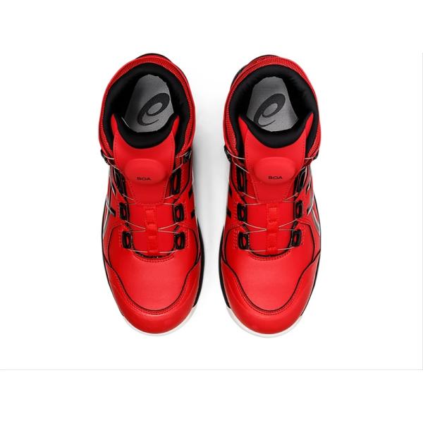 即納在庫品 asics（アシックス） アシックス ウィンジョブＣＰ３０４ ＢＯＡ クラシックレッド×ブラック 28.0cm 安全靴 セーフティシューズ 先芯 1271A030.600-28.0