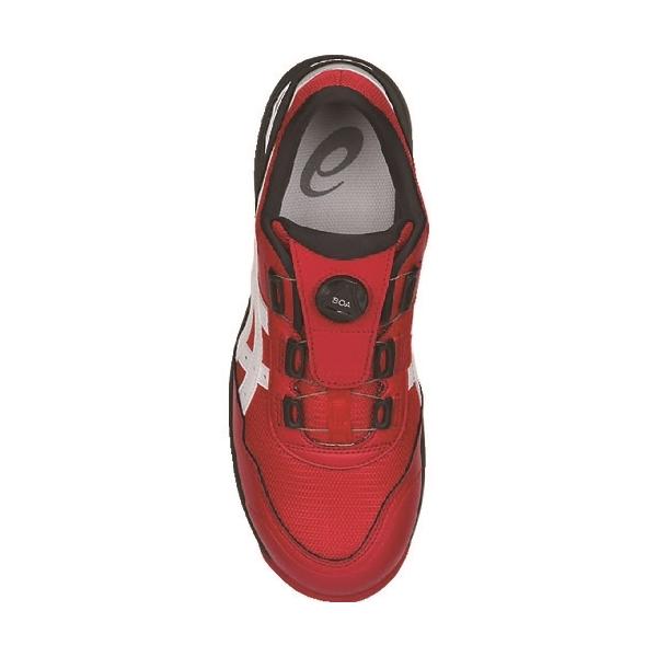 即納在庫品 アシックス ウィンジョブCP209 BOA クラシックレッド×ホワイト 28.0 1271A029.602-28.0 安全靴 セーフティシューズ 先芯