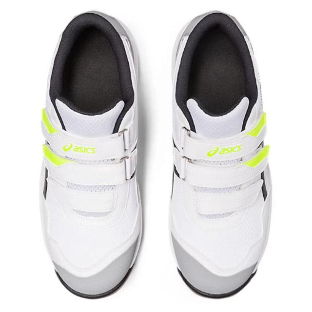 即納在庫品 アシックス ウィンジョブ CP215 ホワイトxブラック 27.0cm 1273A079.100-27.0 安全靴 セーフティシューズ 先芯