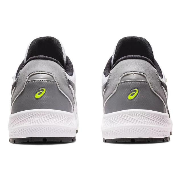 即納在庫品 アシックス ウィンジョブ CP215 ホワイトxブラック 28.0cm 1273A079.100-28.0 安全靴 セーフティシューズ 先芯