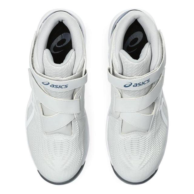 即納在庫品 アシックス ウインジョブCP120 グラシアグレー×ホワイト 27.0cm 安全靴 ワーキングシューズ 1273A062.02027.0