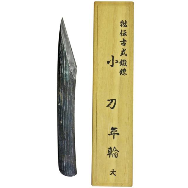 年輪大 手作小刀 桐箱入_3