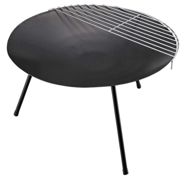 パール金属 ラウンド ファイアベース ブラック UG-0049